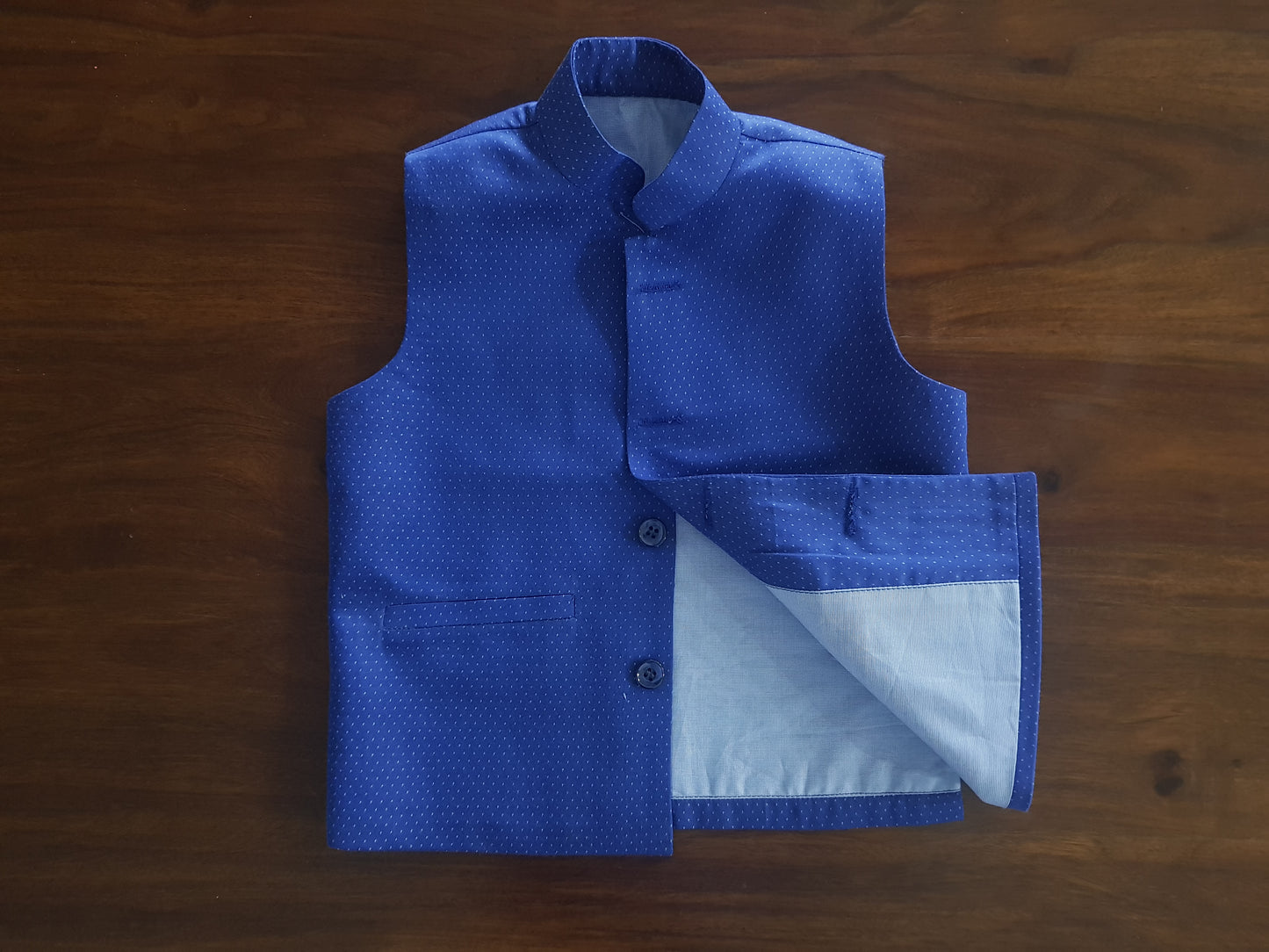 Blue Galaxy Cotton Wasket (Waist Coat)