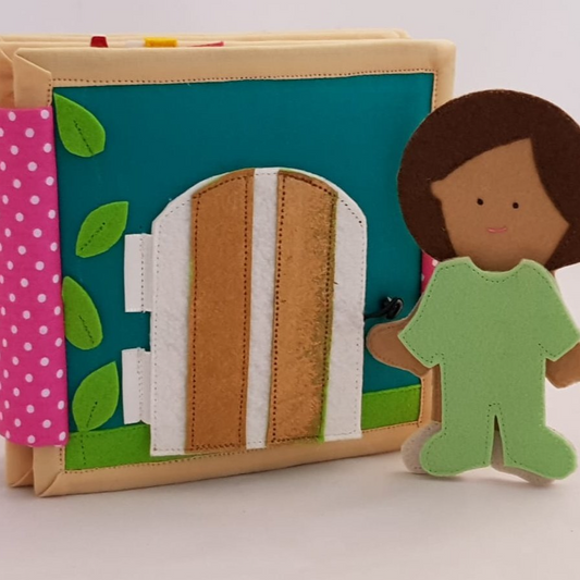 My Daily Activity Doll House (Girl Version) | Mini Quiet Book