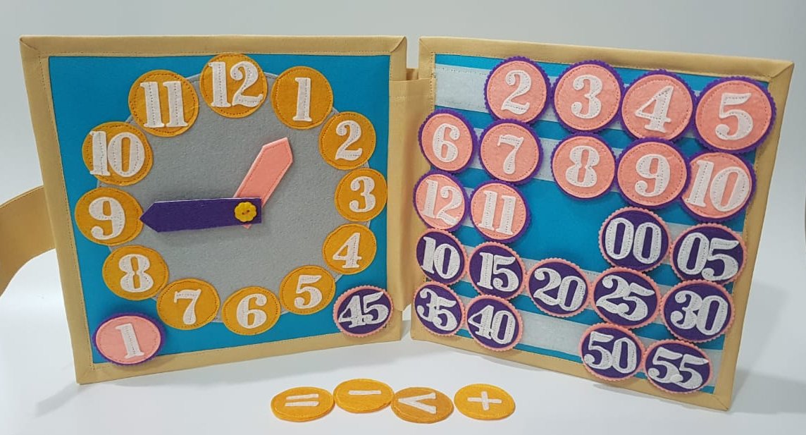 Tick Tock Clock Quiet Book