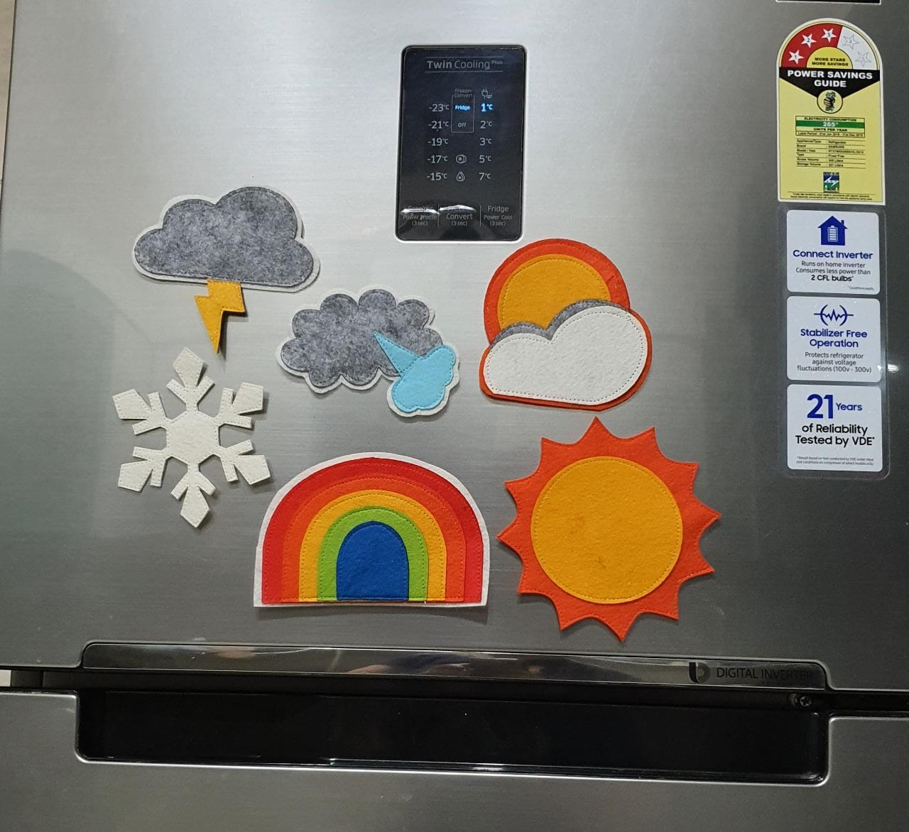 Weather Update - "Weather Theme Learning Activity" Magnetic Set