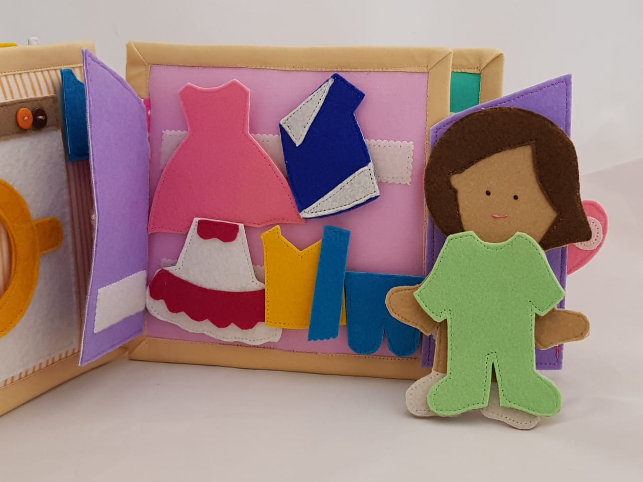 My Daily Activity Doll House (Girl Version) | Mini Quiet Book
